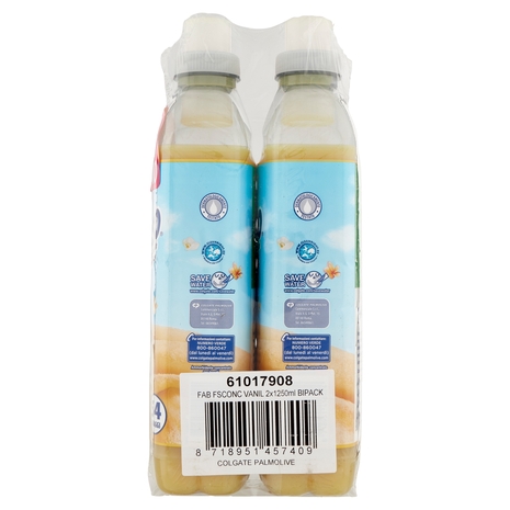 Fabuloso ammorbidente concentrato Vaniglia 108 lavaggi 2x1,25 L